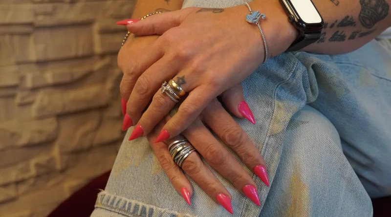 Fertig gepflegte Nägel nach einem Nail-Termin im Beauty Rocío Luzern